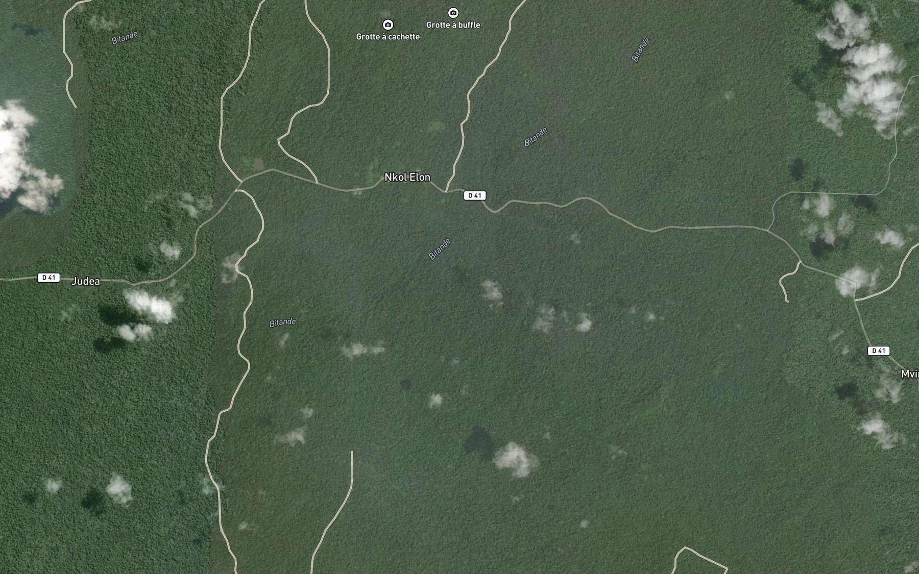 Satellite map of the Bitande