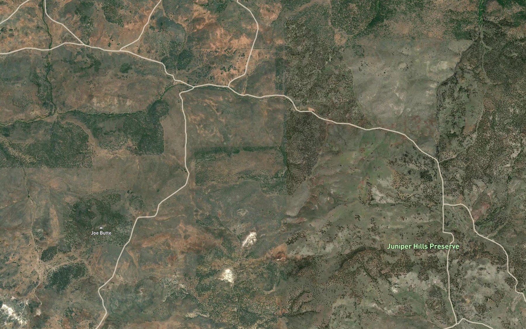 Satellite map of the Gibson Spring