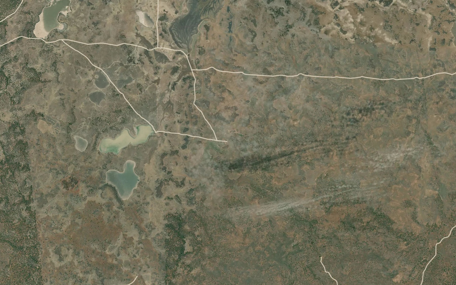 Satellite map of the Davis Spring