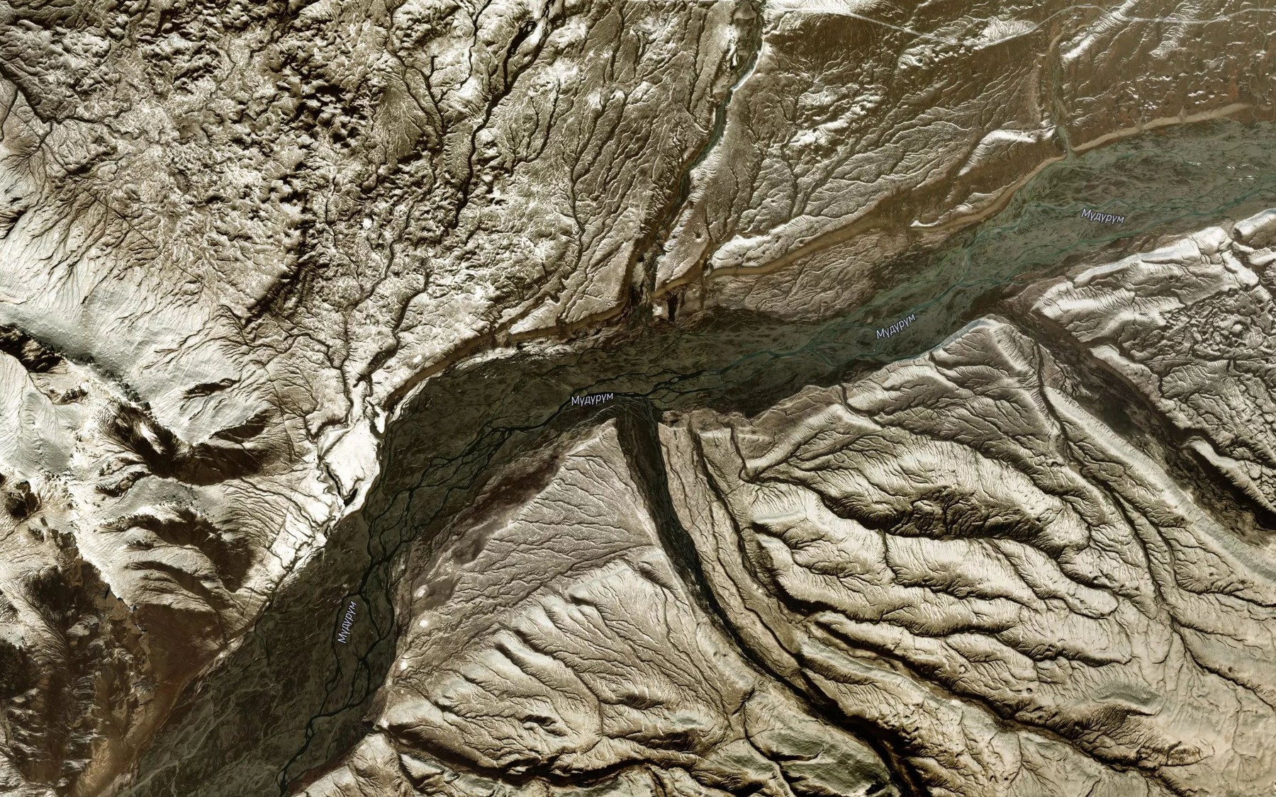 Satellite map of the Kogart