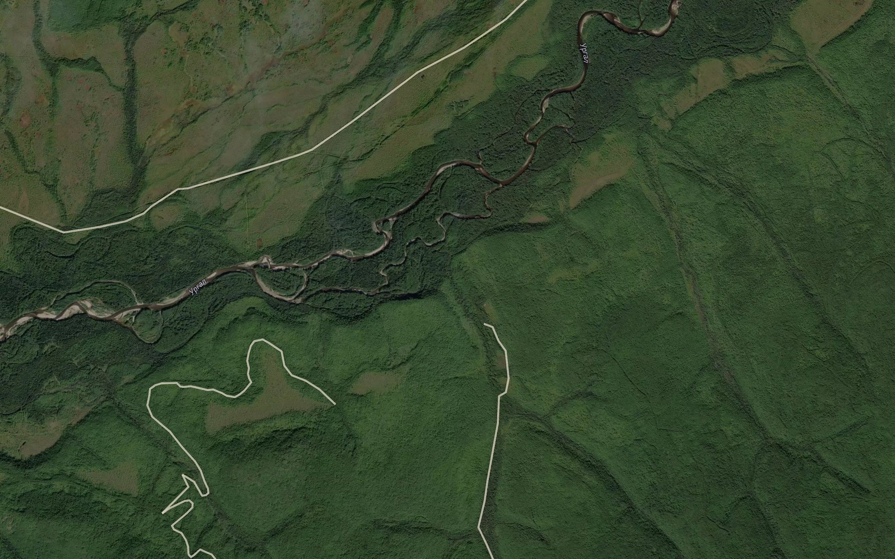 Satellite map of the Sumkalakh