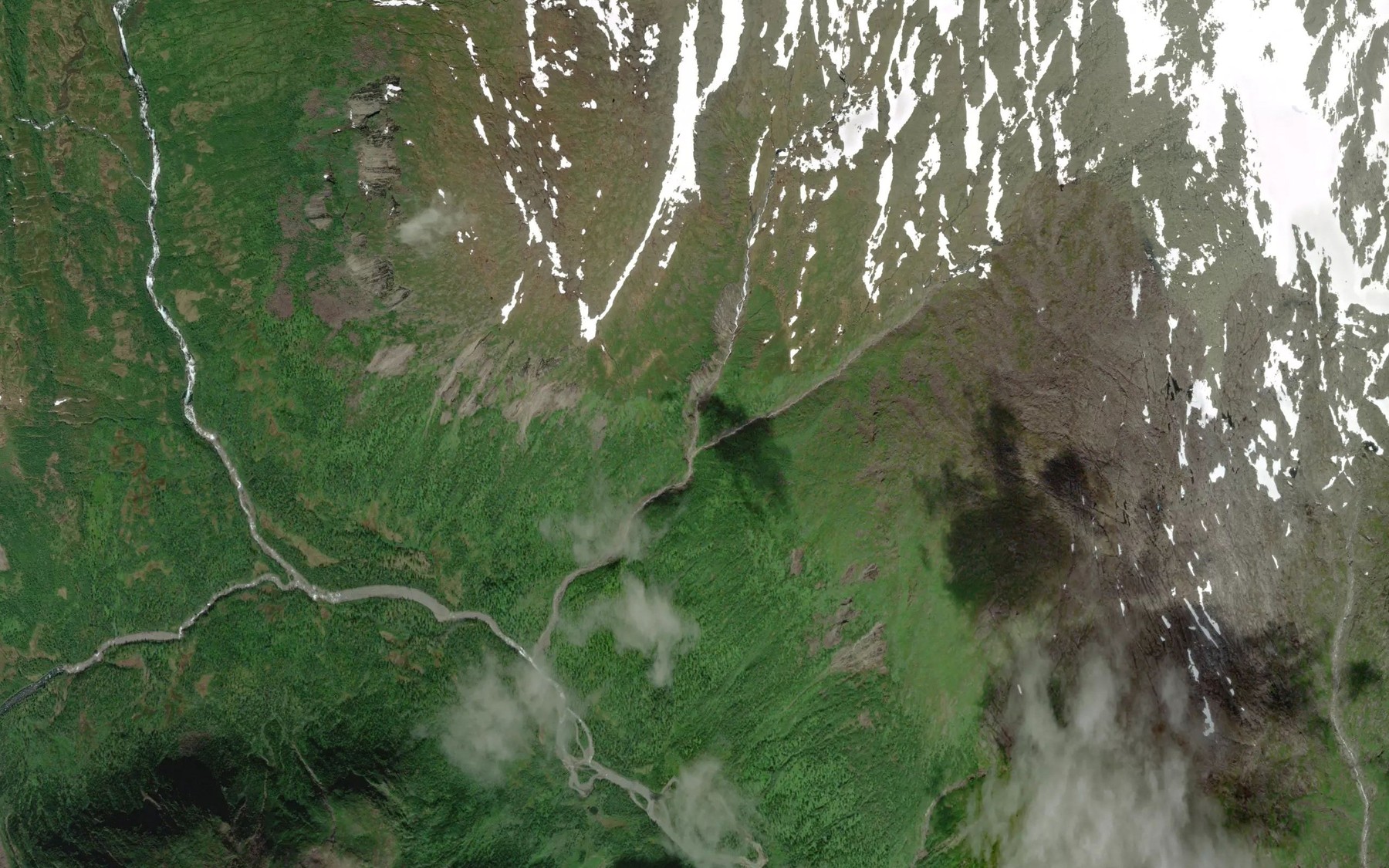Satellite map of the Tordenaga