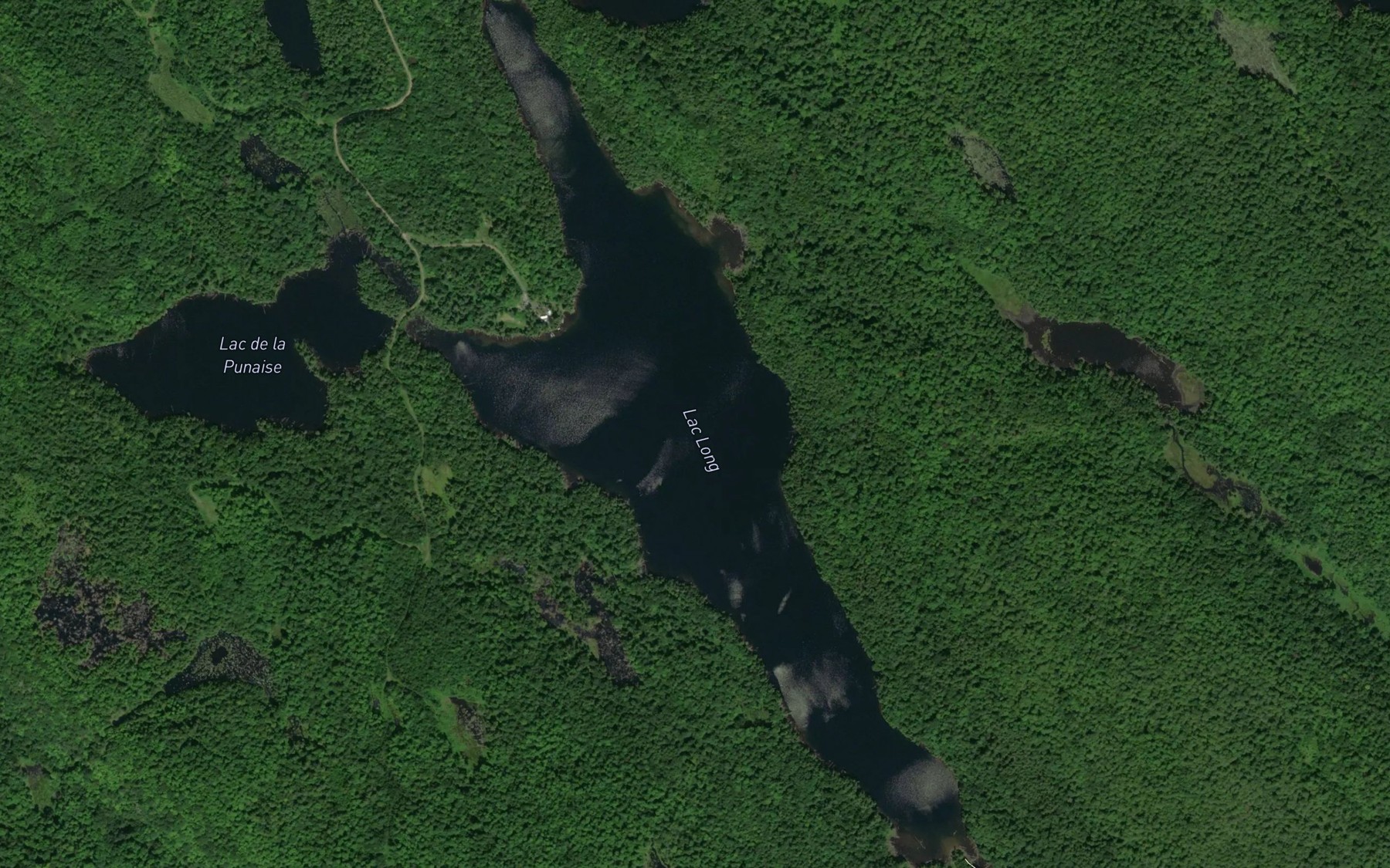 Satellite map of the Lac Long