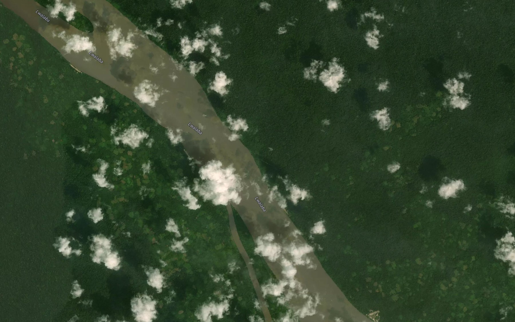 Satellite map of the Ameteli