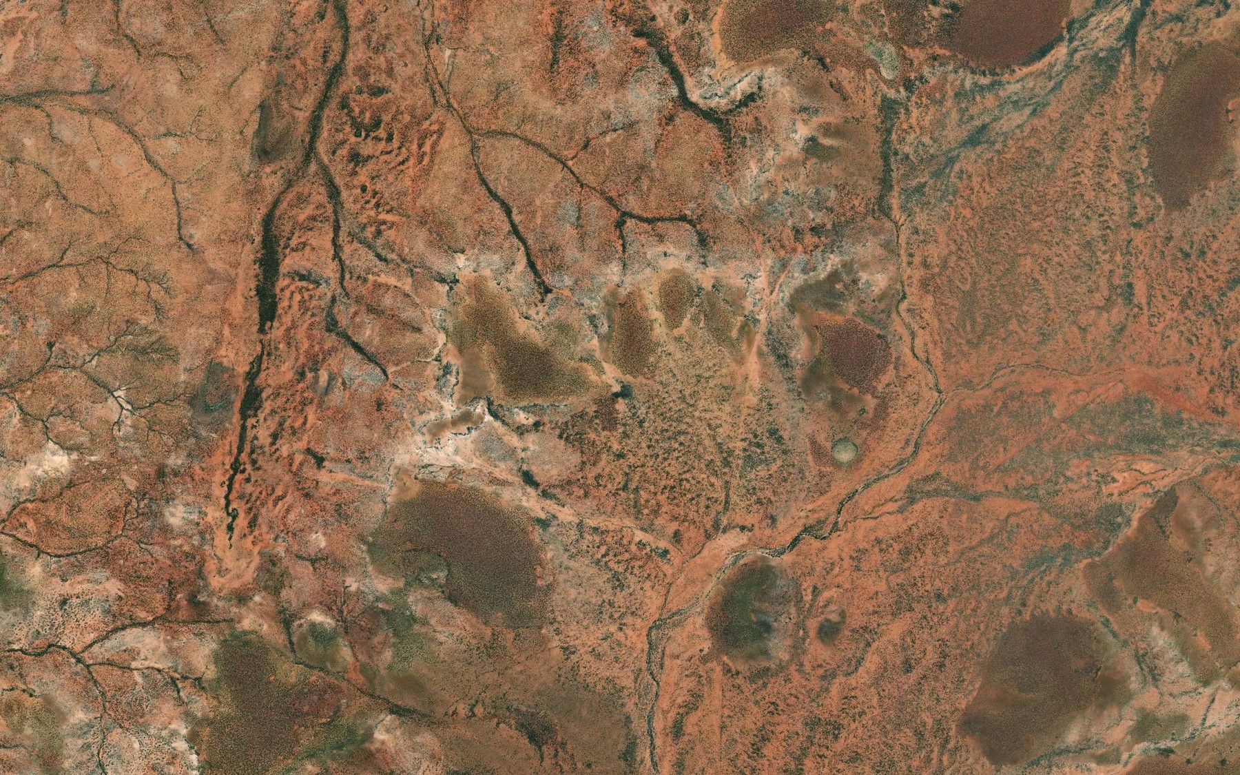 Satellite map of the Melia Creek