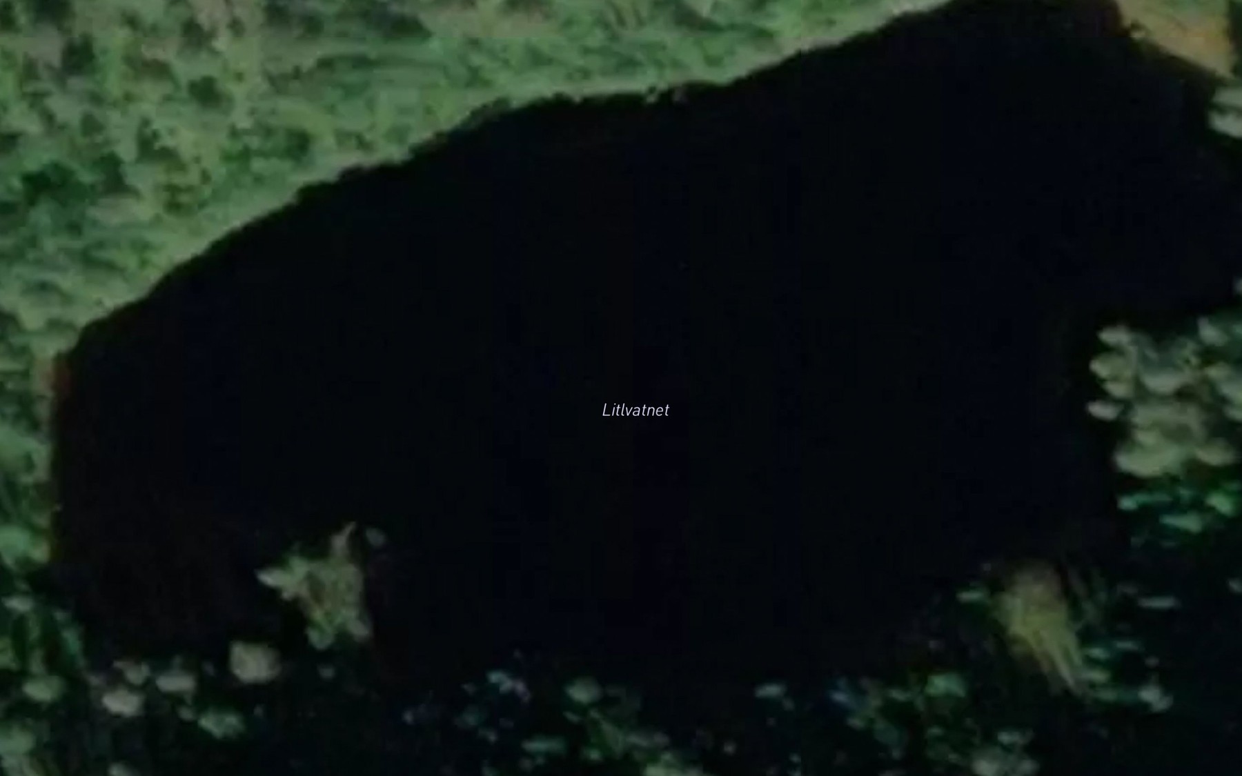 Satellite map of the Lessvatn