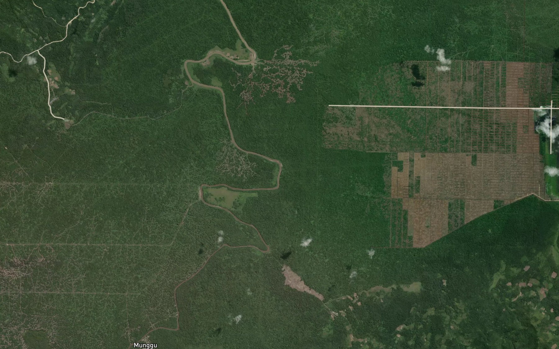Satellite map of the Tanjung Baruh