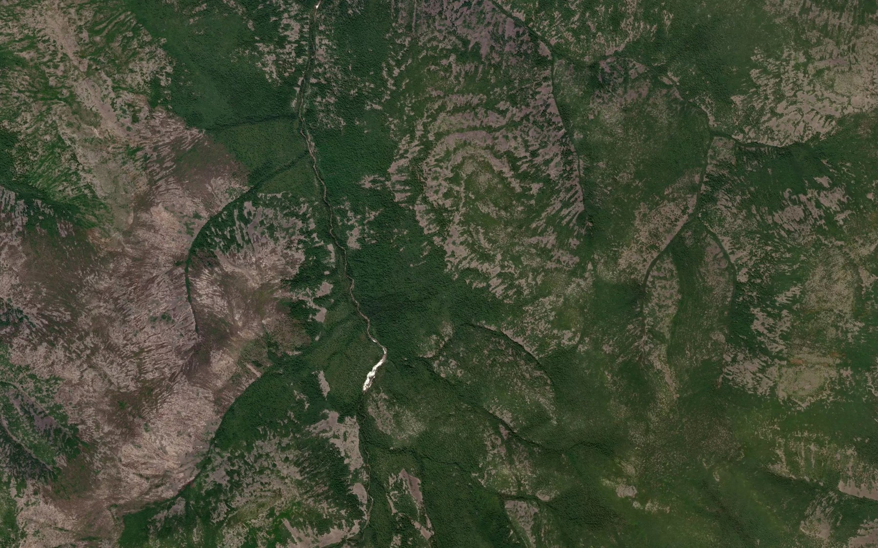 Satellite map of the Khatynnakh