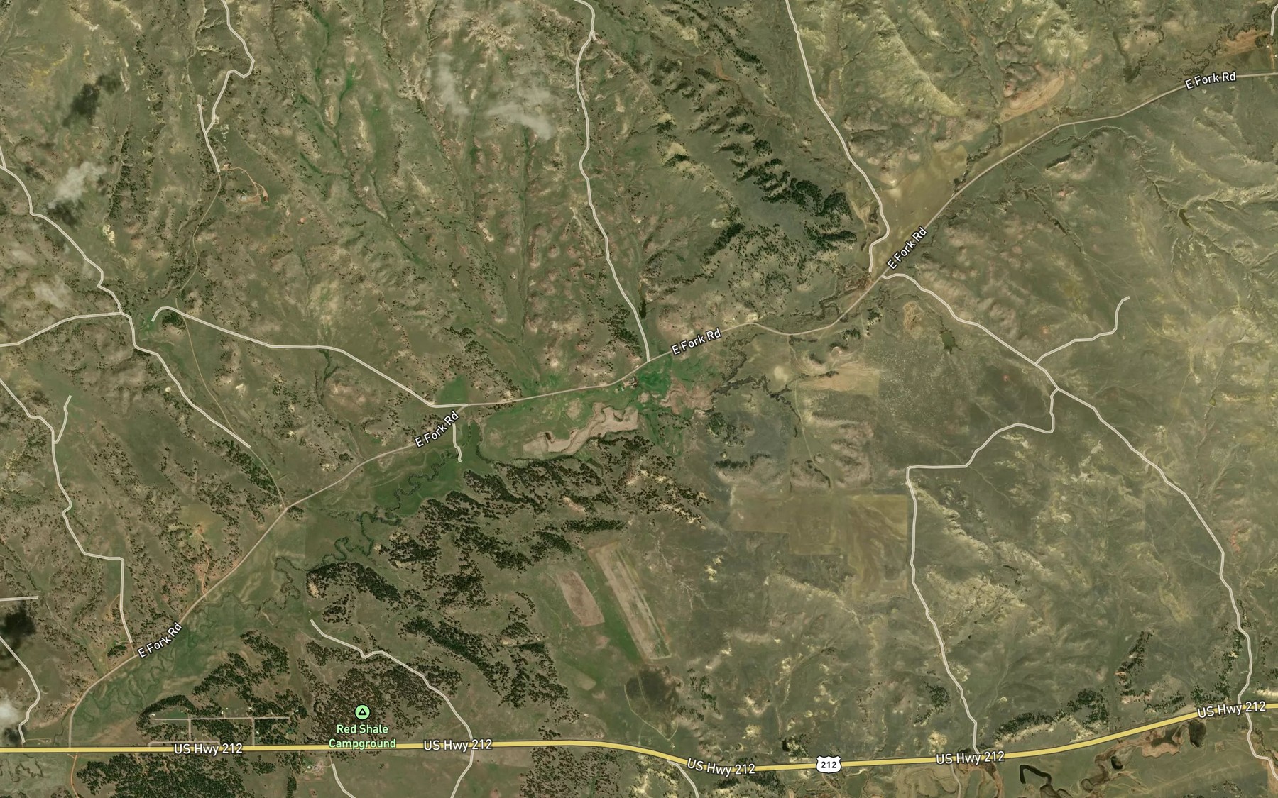 Satellite map of the 03S45E12BDCD01 Spring