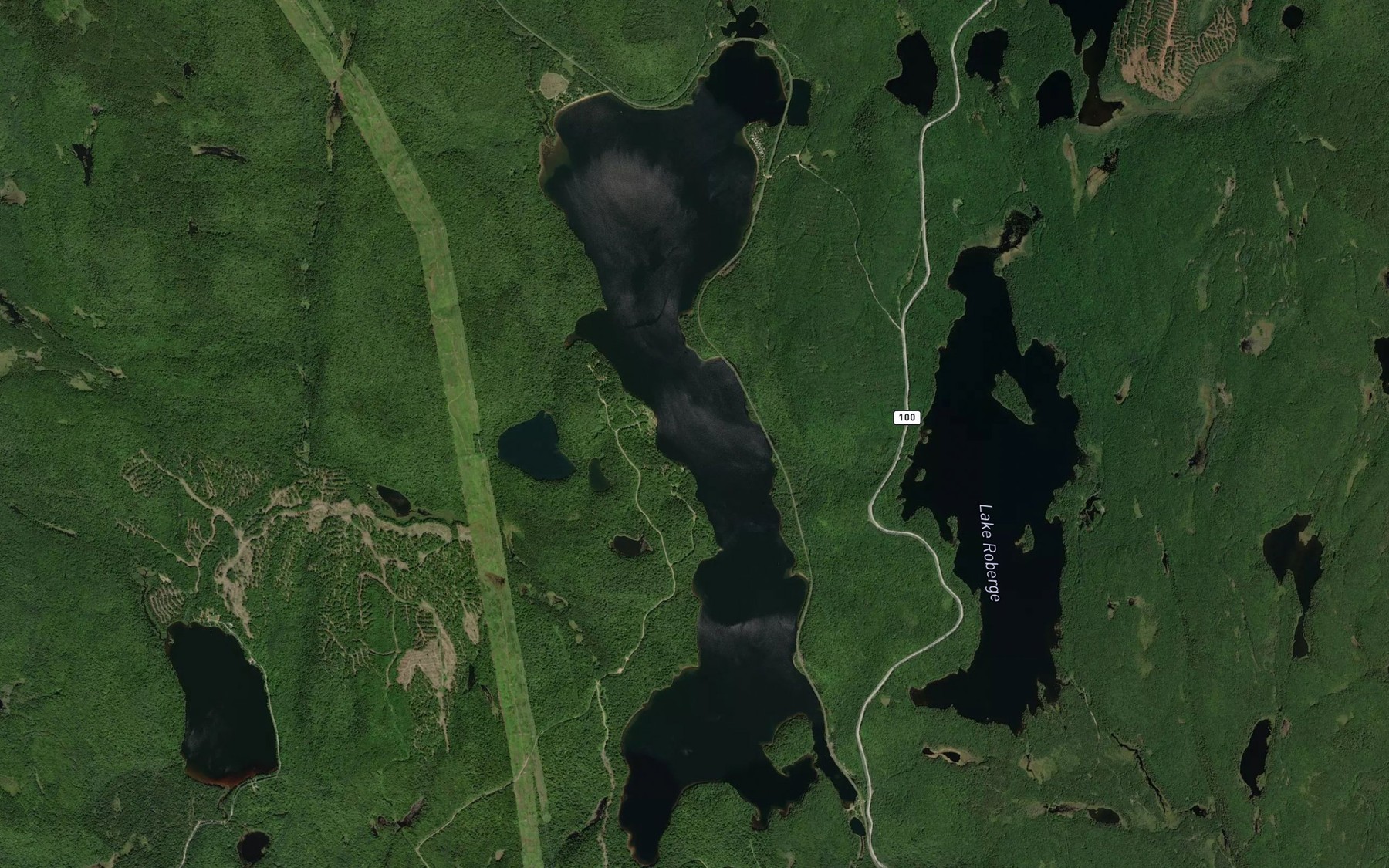 Satellite map of the Lac Masketsi