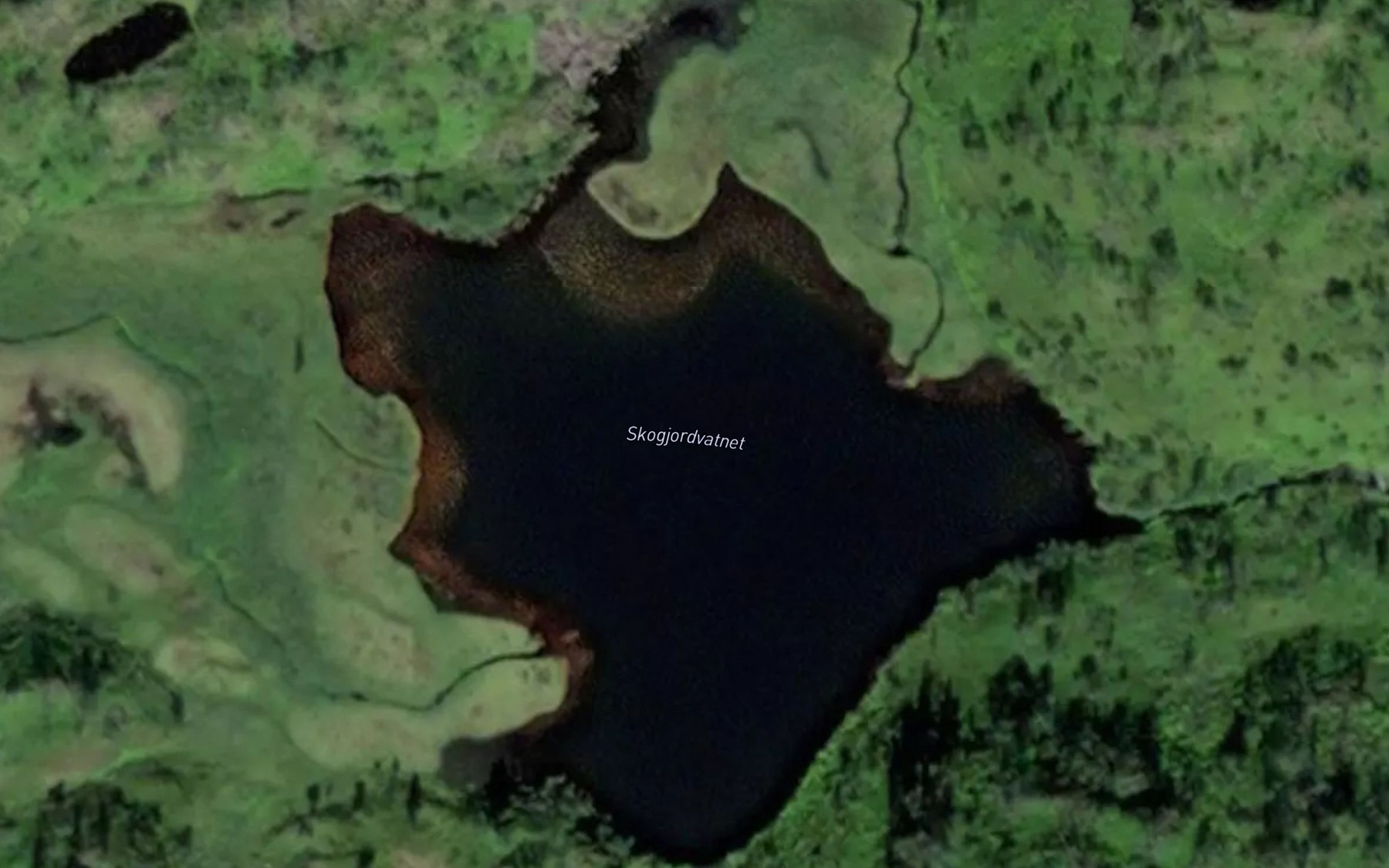 Satellite map of the Skogjordvatnet