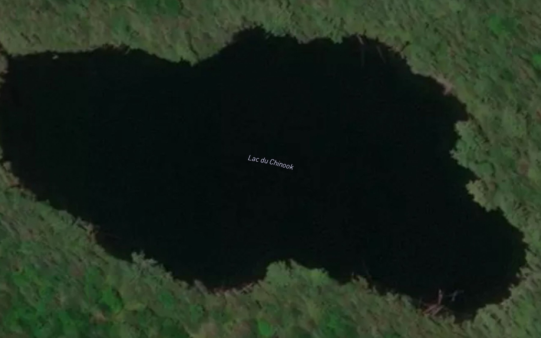 Satellite map of the Lac du Chinook