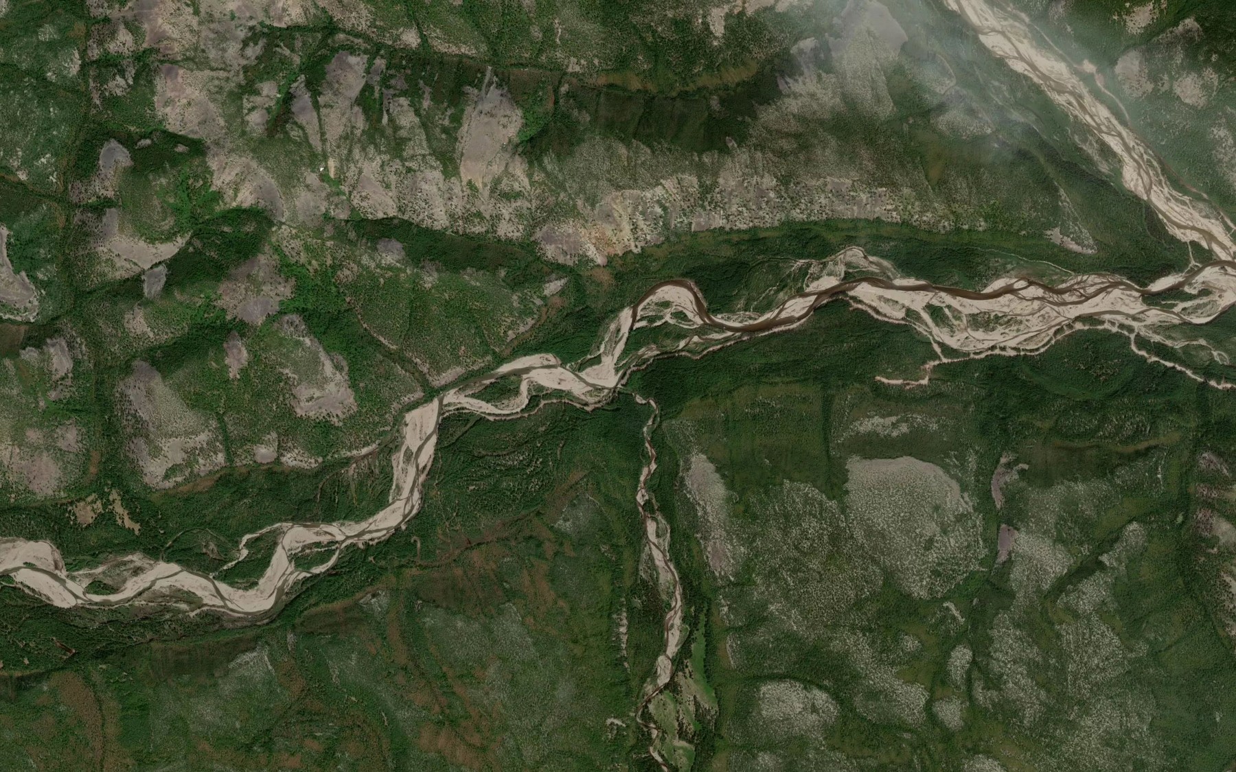 Satellite map of the Ul'inskaya Kungandzha
