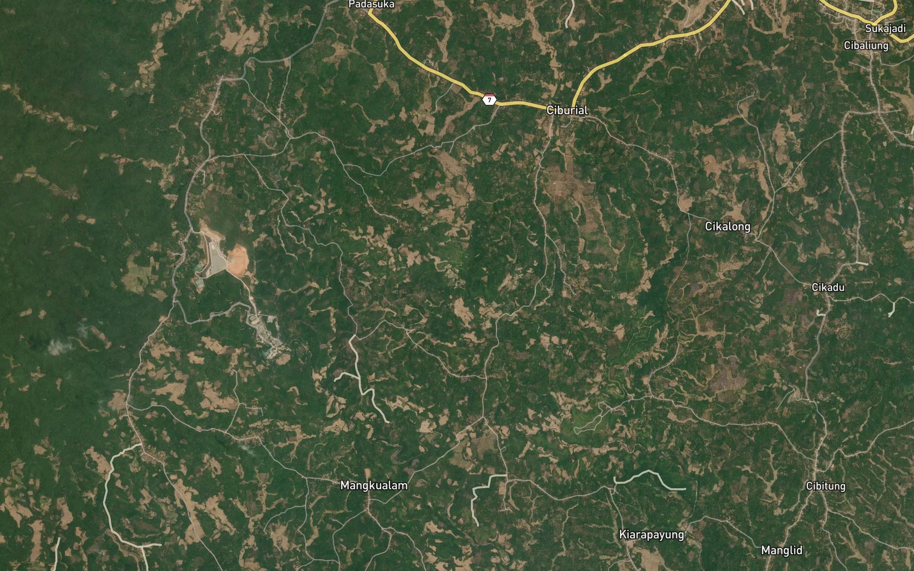 Satellite map of the Ci Burial