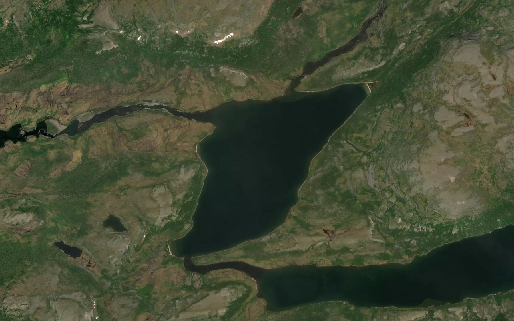 Satellite map of the Lac Napaartusungait