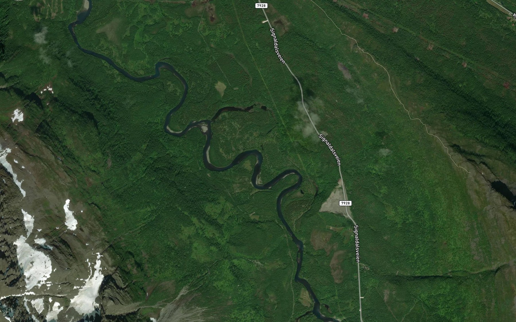 Satellite map of the Nerstrokket