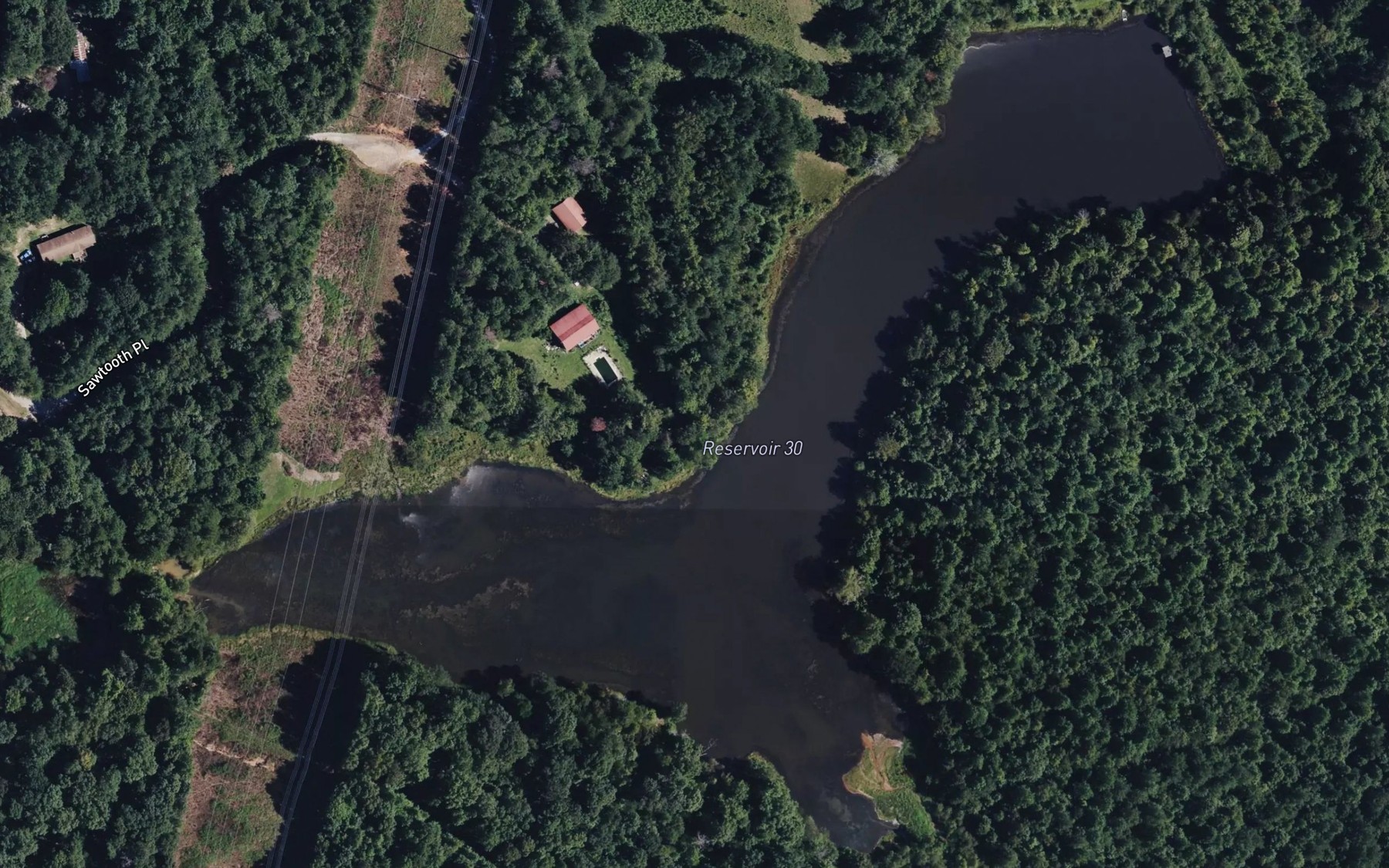 Satellite map of the Reservoir 30