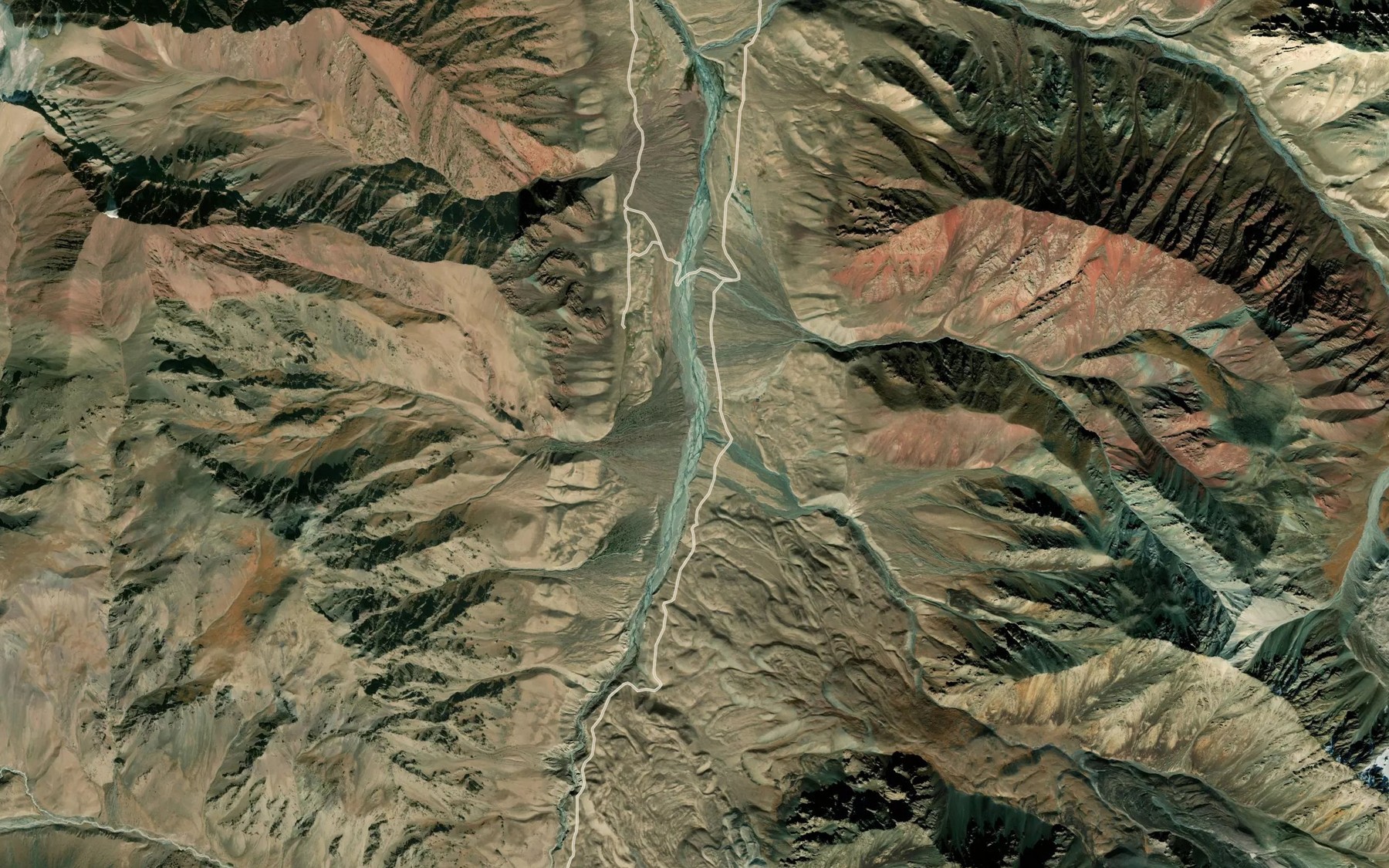 Satellite map of the Min-Teke