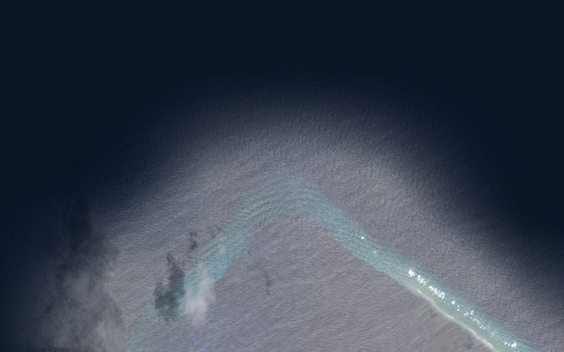 Satellite map of the Submerged Reef North Point