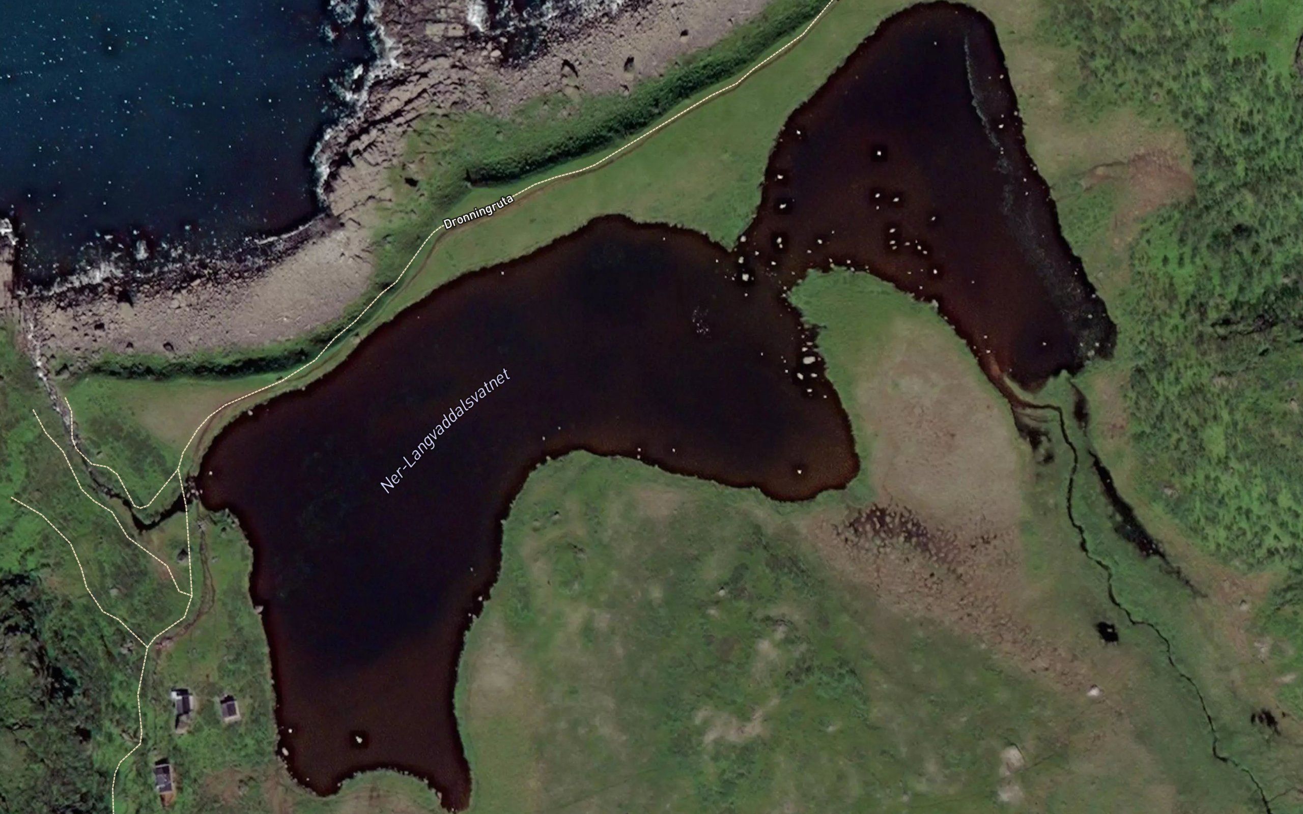 Ner-Langvadalsvatnet