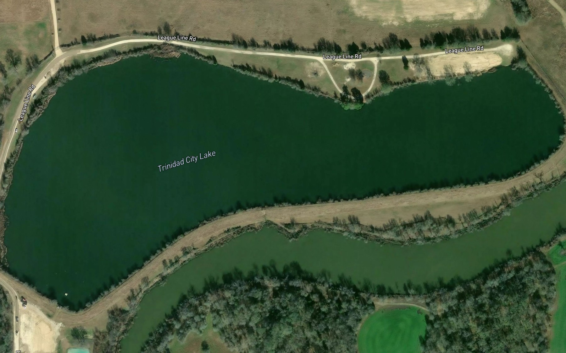 Satellite map of the City Lake