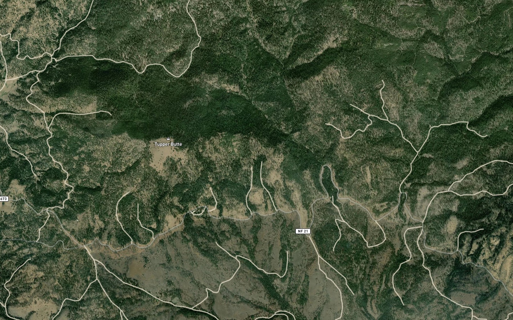 Satellite map of the New Deal Spring