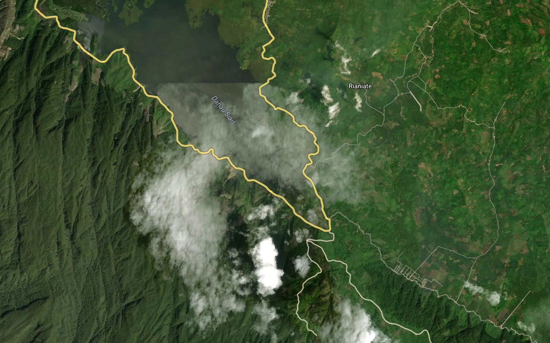 Satellite map of the Aek Simarlelen