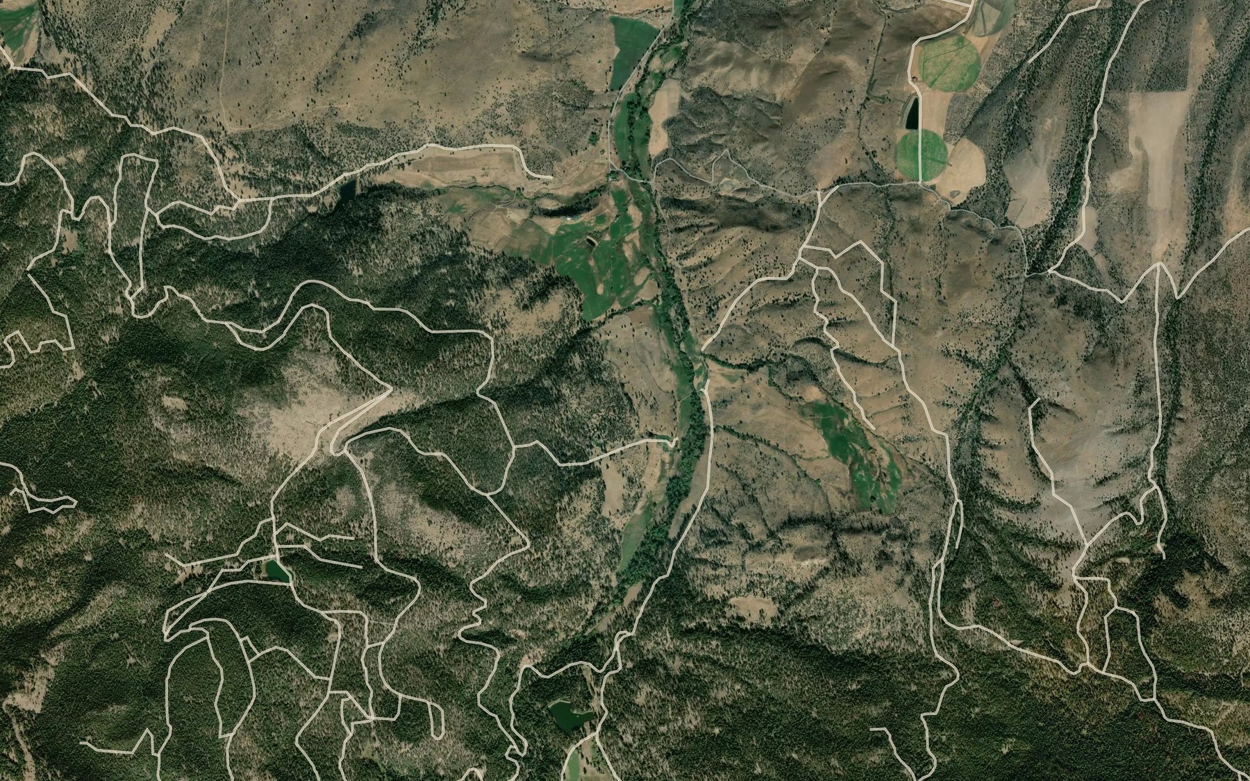 Satellite map of the Philling-McFadden Ditch