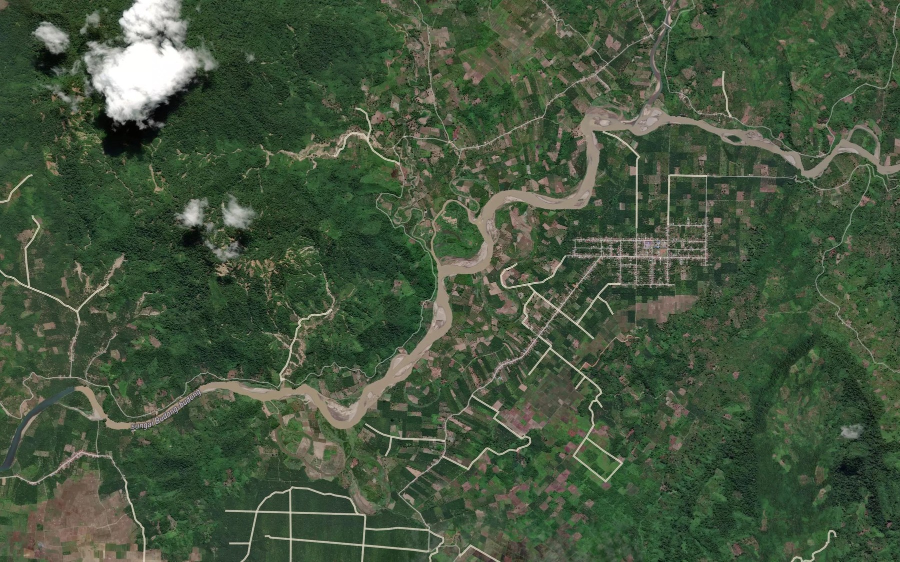 Satellite map of the Salu Koromana