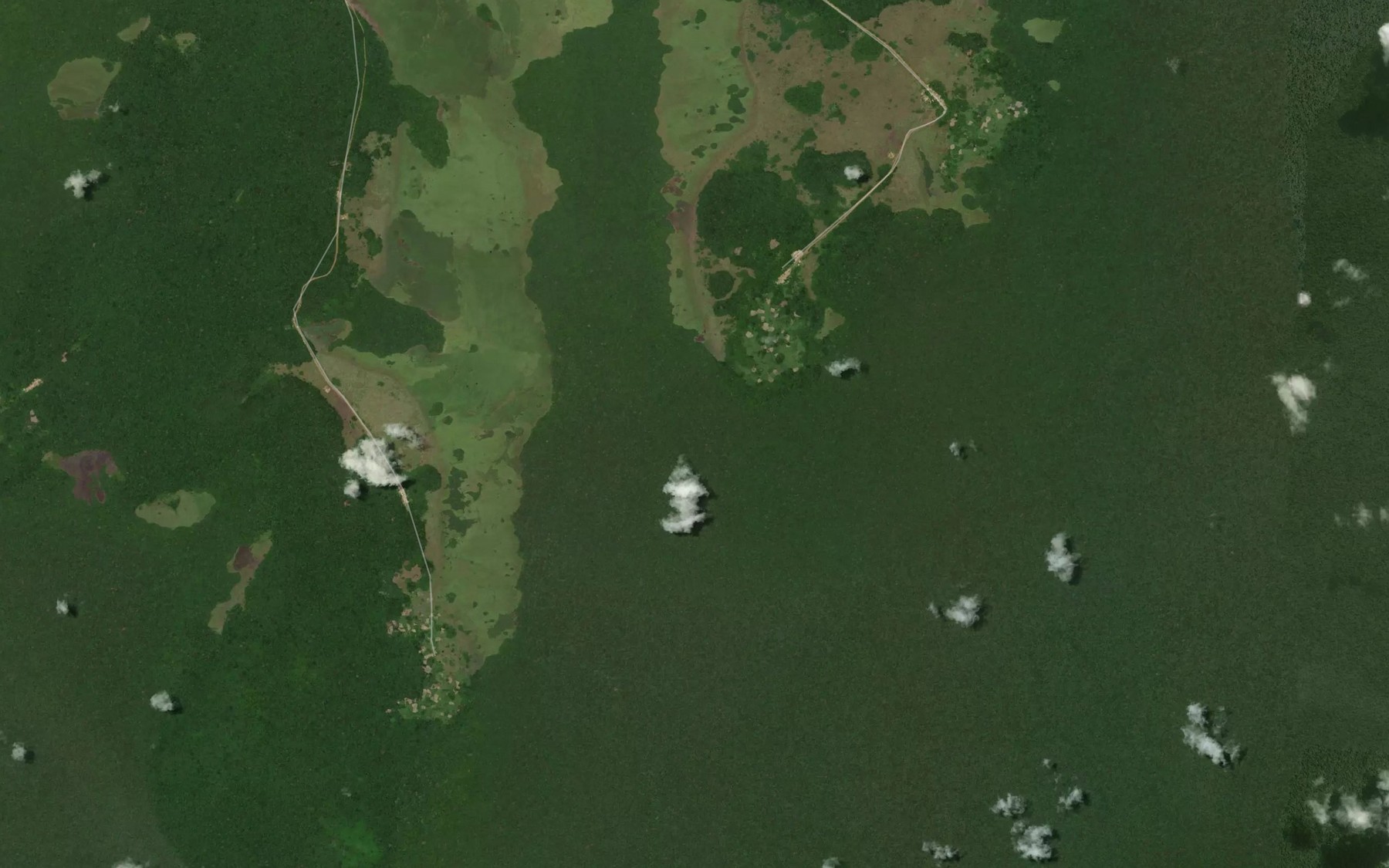 Satellite map of the Obango