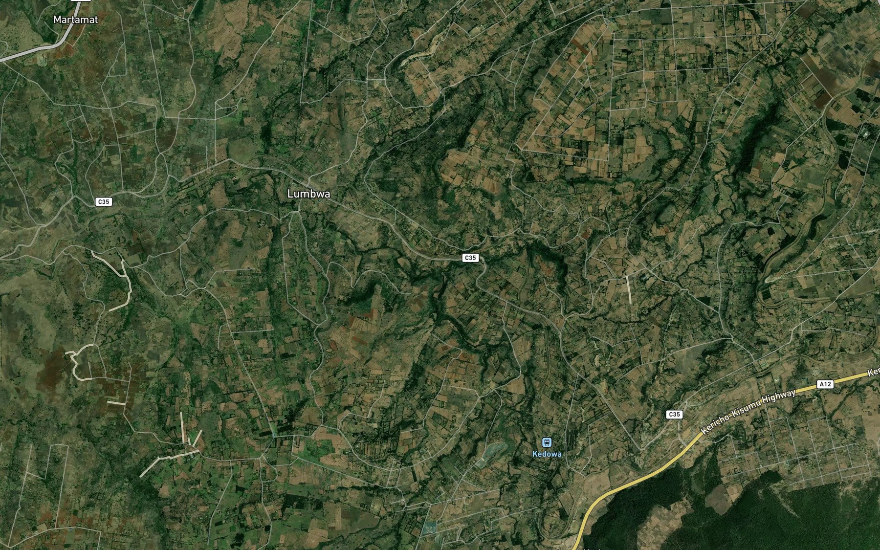 Satellite map of the Masalta