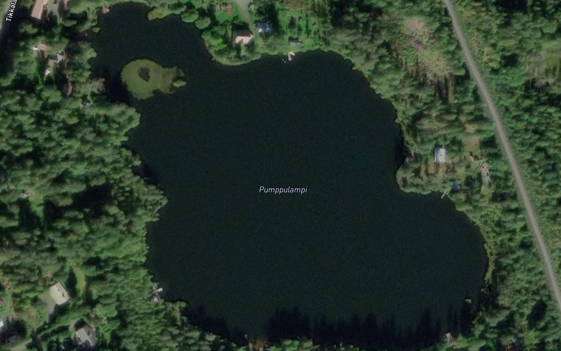 Satellite map of the Pumppulampi
