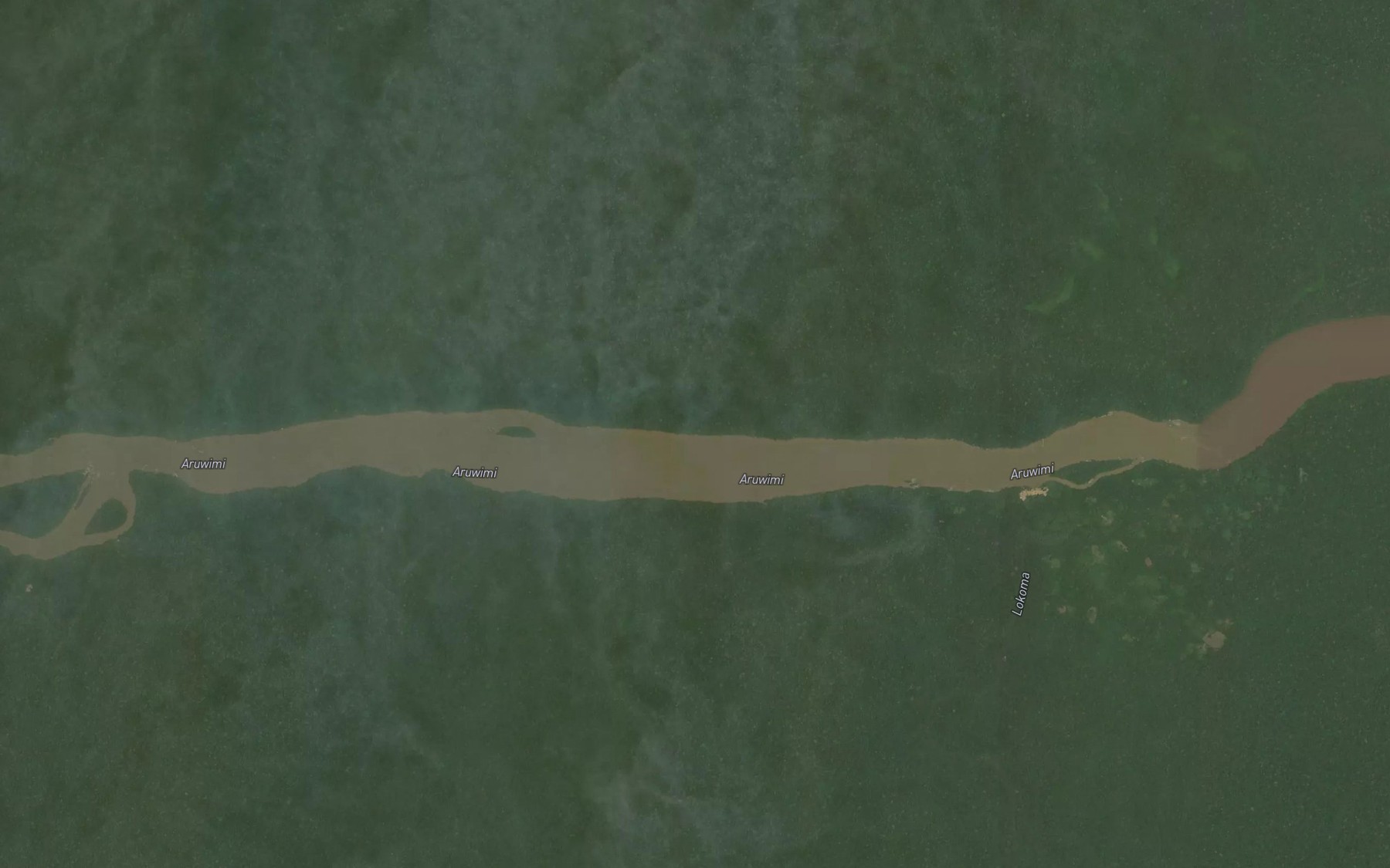 Satellite map of the Luele