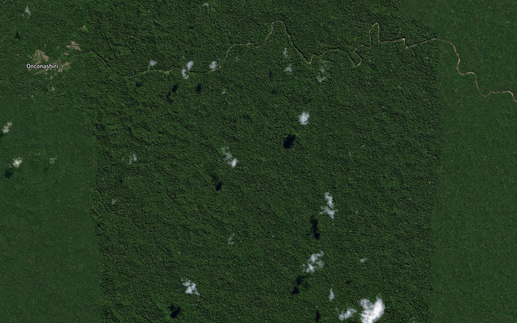 Satellite map of the Inuya