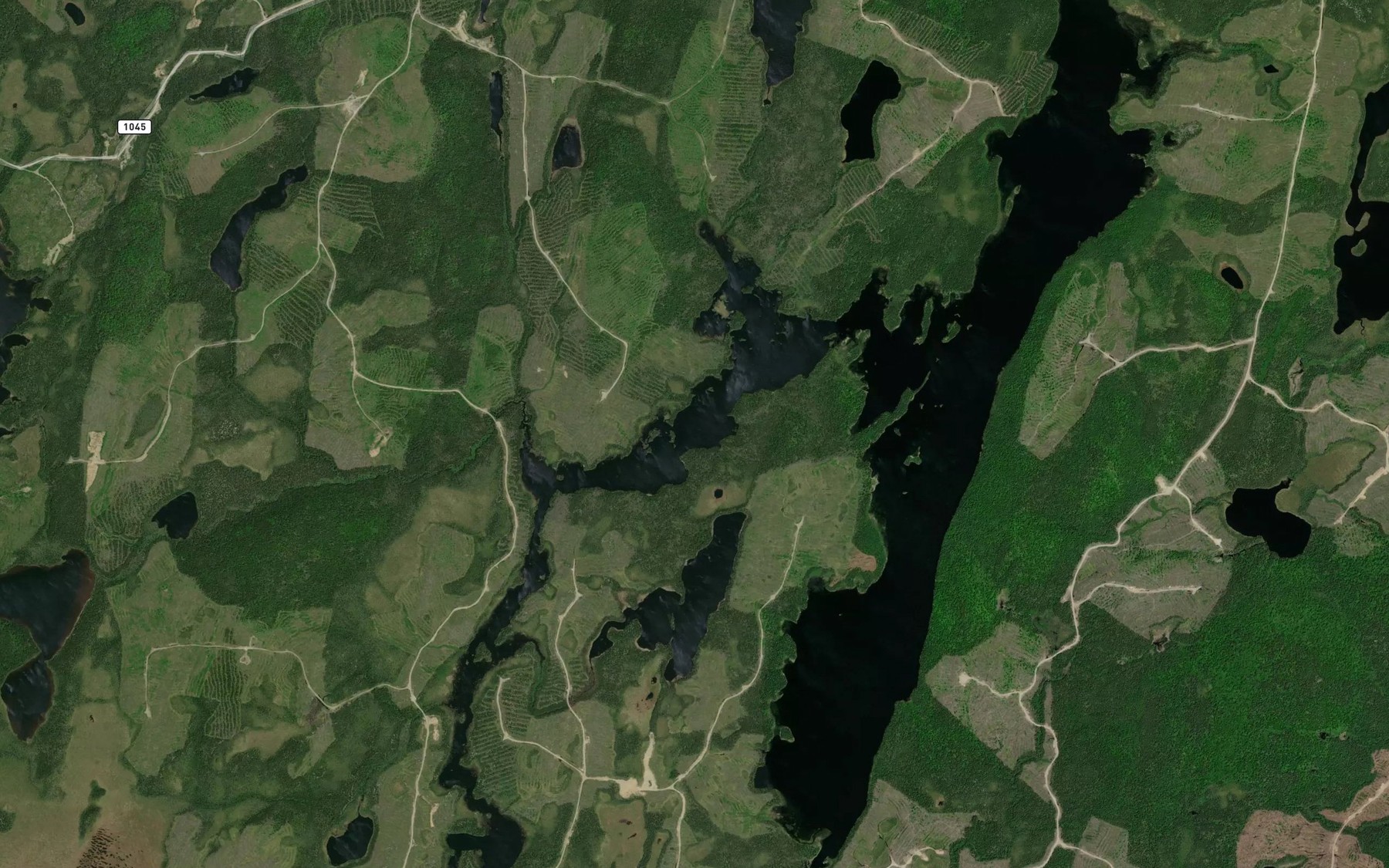 Satellite map of the Lac Kamitcickotek