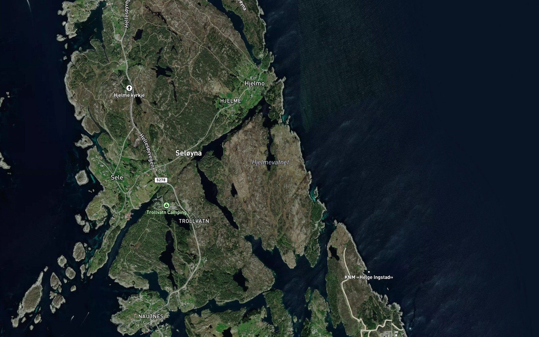 Satellite map of the Pannevika