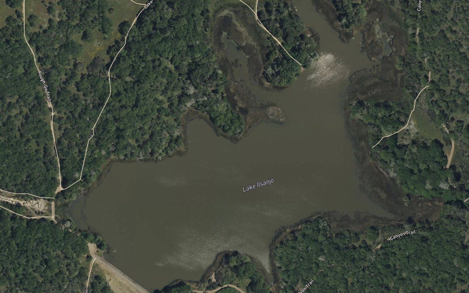 Satellite map of the Lake Ilsanjo