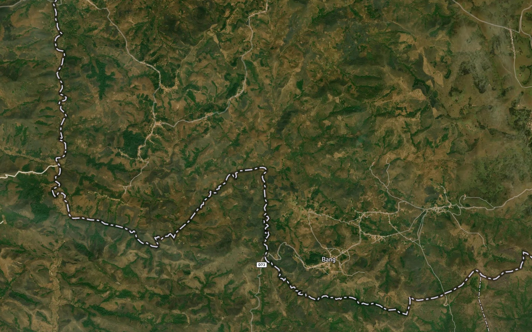 Satellite map of the Manchin