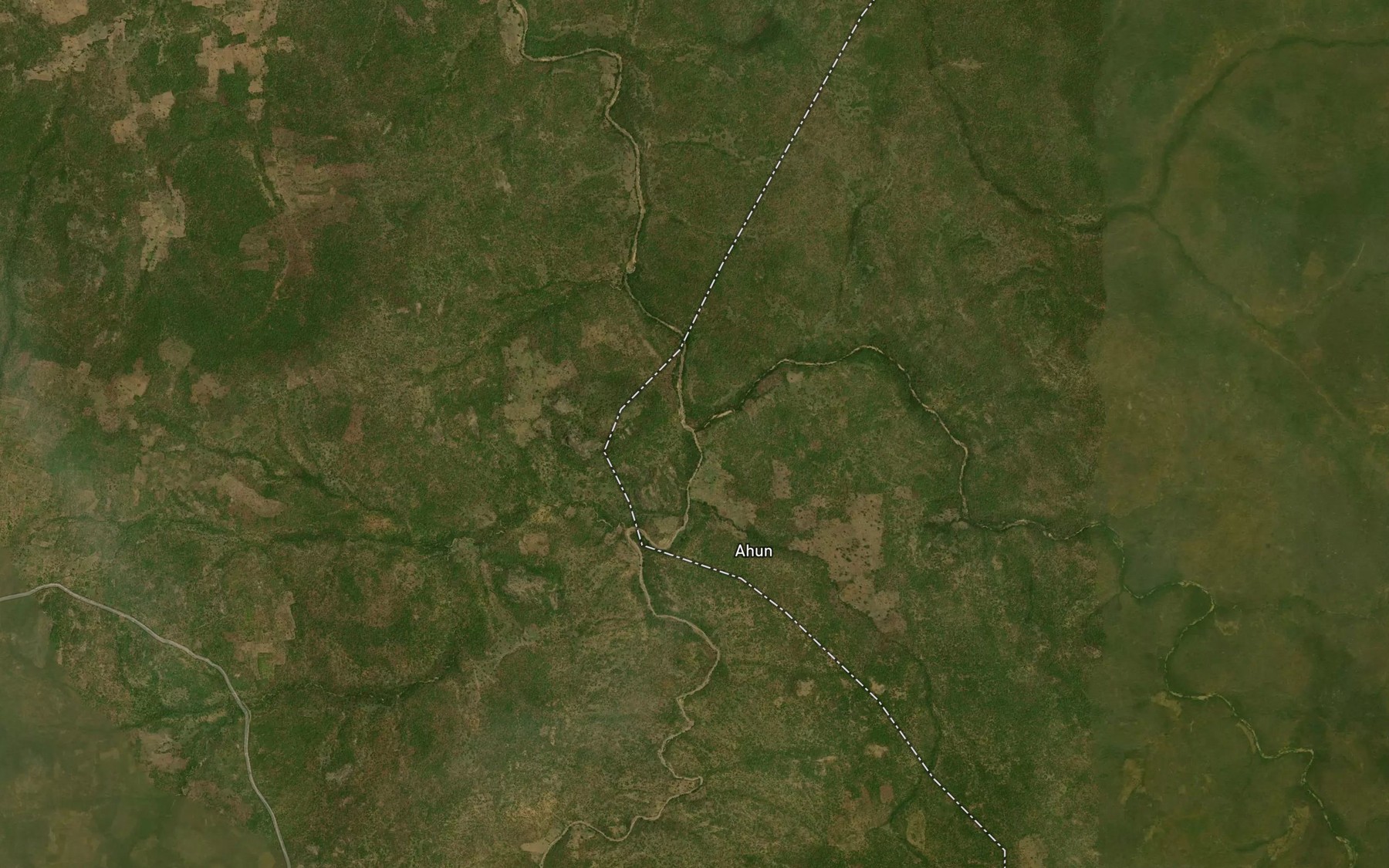Satellite map of the River Orisa