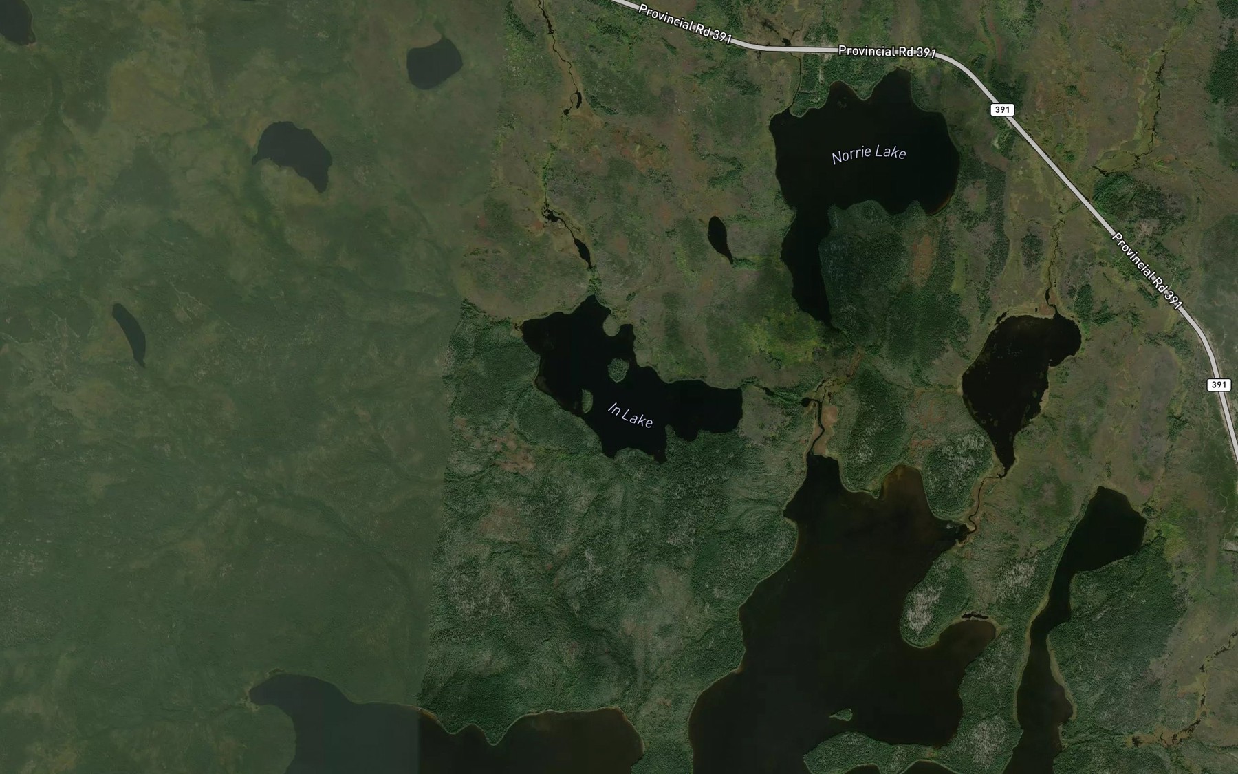 Satellite map of the In Lake