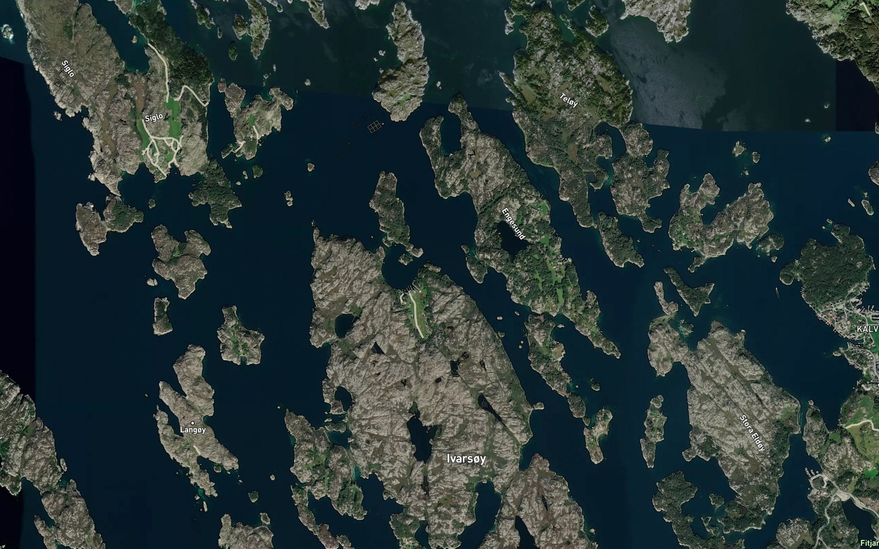 Satellite map of the Gullura