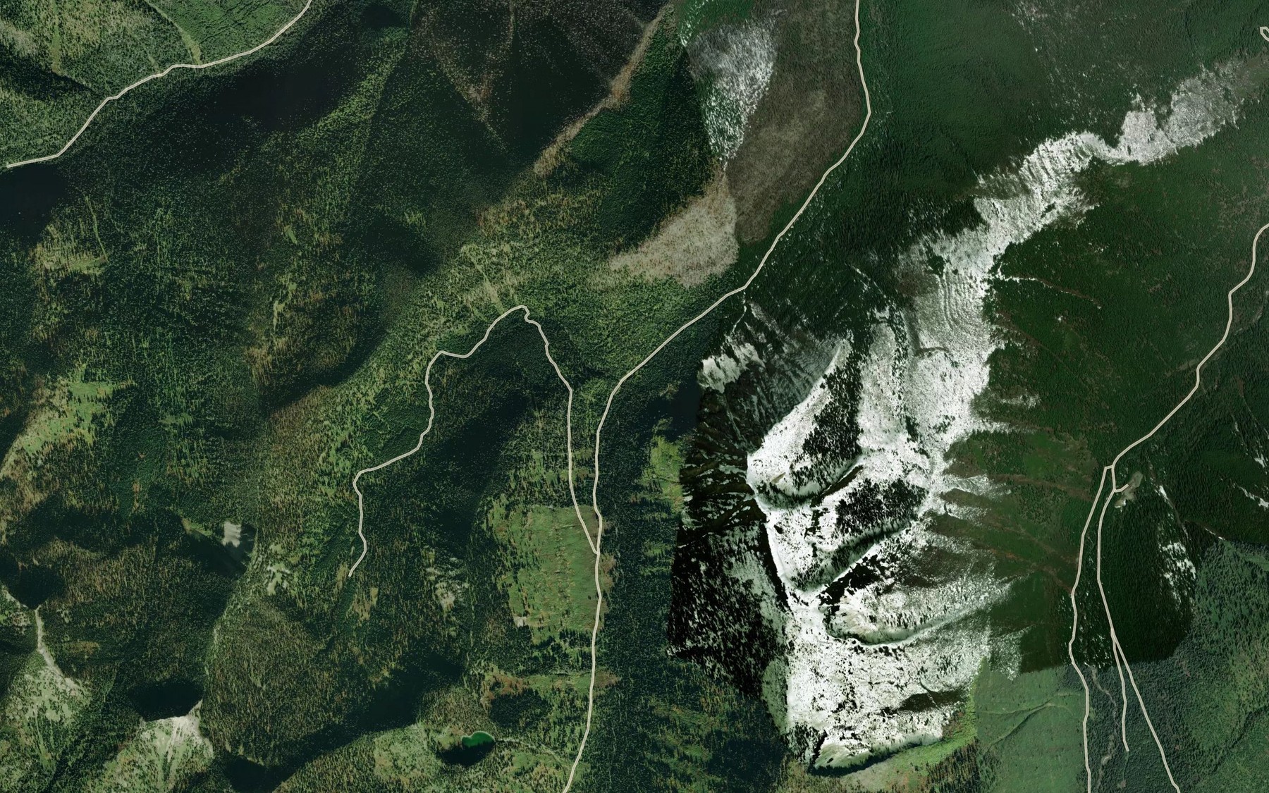 Satellite map of the Otila Creek
