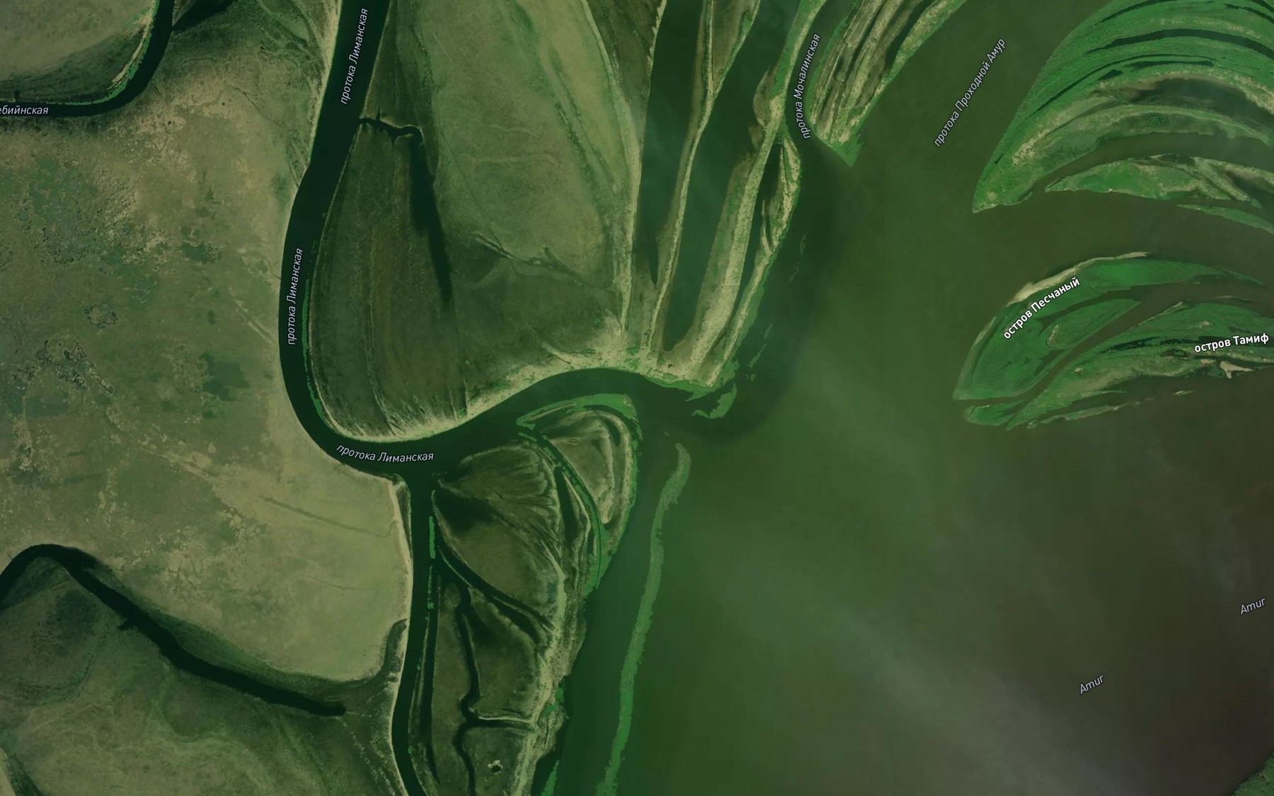Satellite map of the Protoka Limanskaya