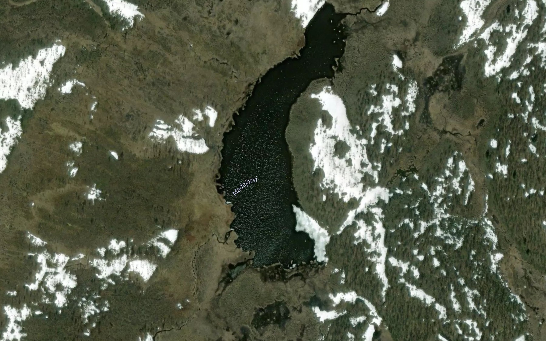 Satellite map of the Madejarvi