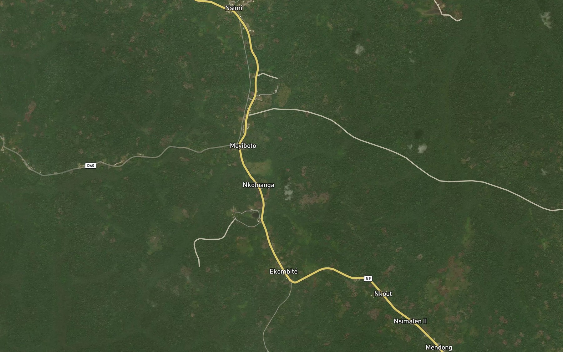 Satellite map of the Otokia