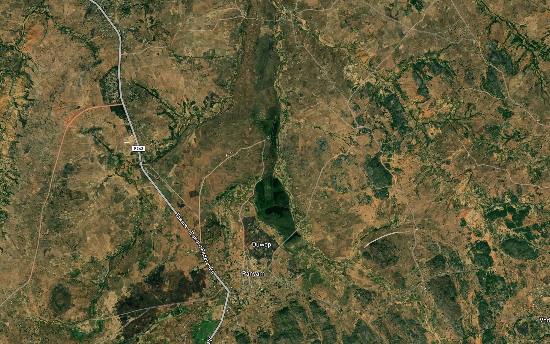 Satellite map of the Tugwam