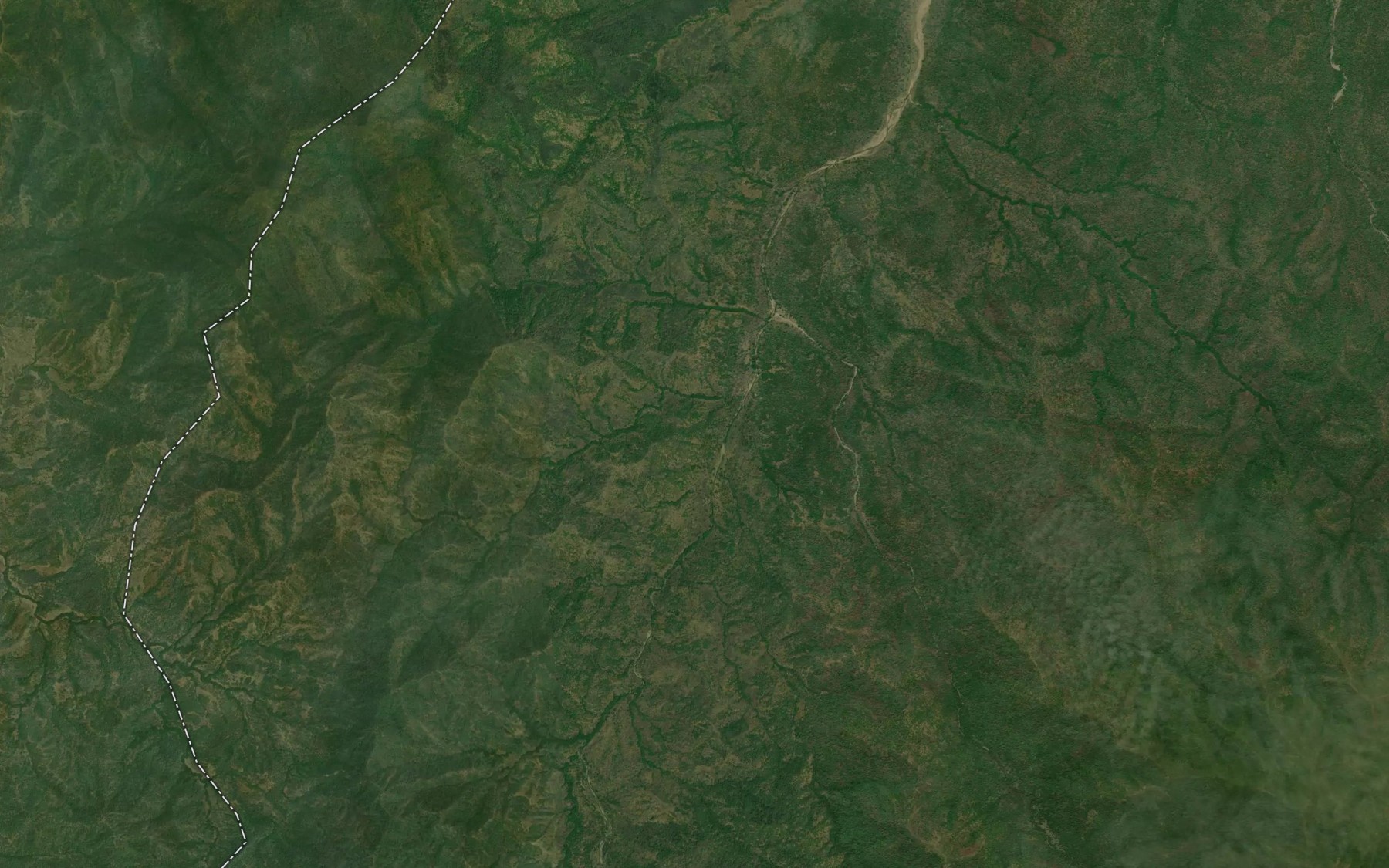 Satellite map of the Mayo Dalan