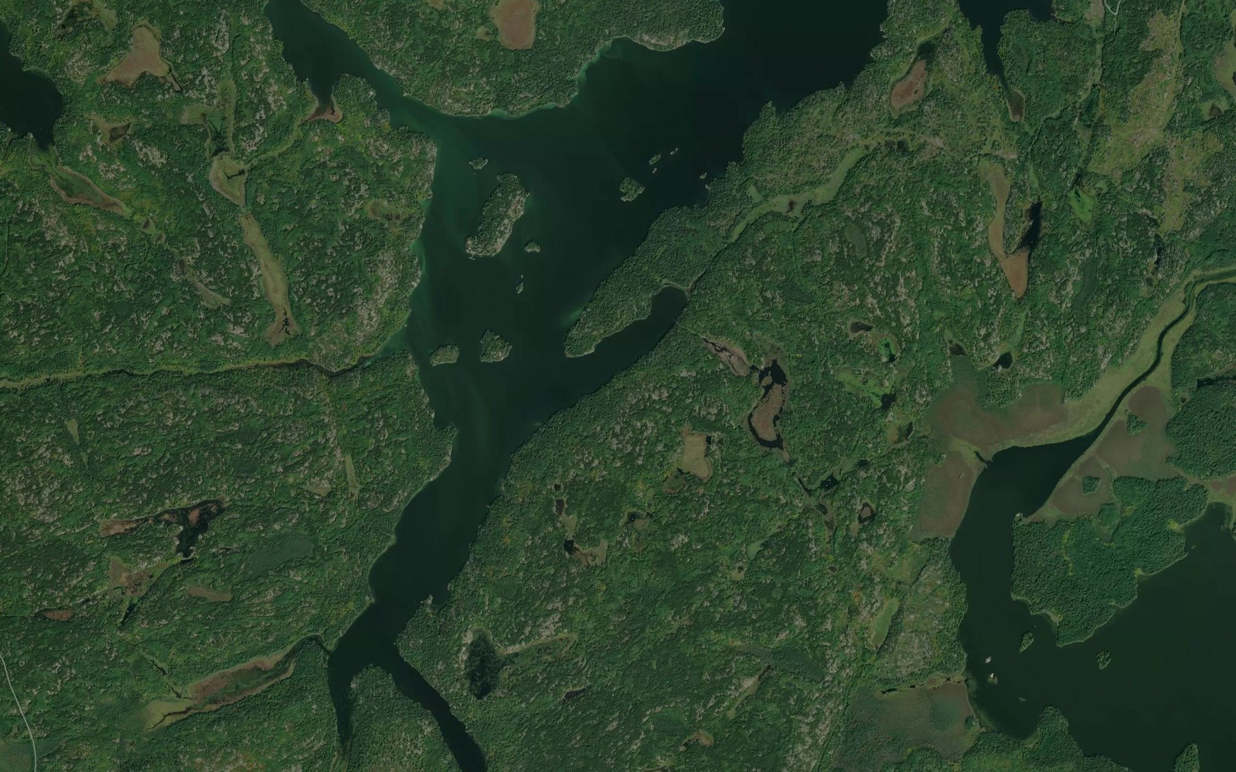 Satellite map of the Gohere Bay