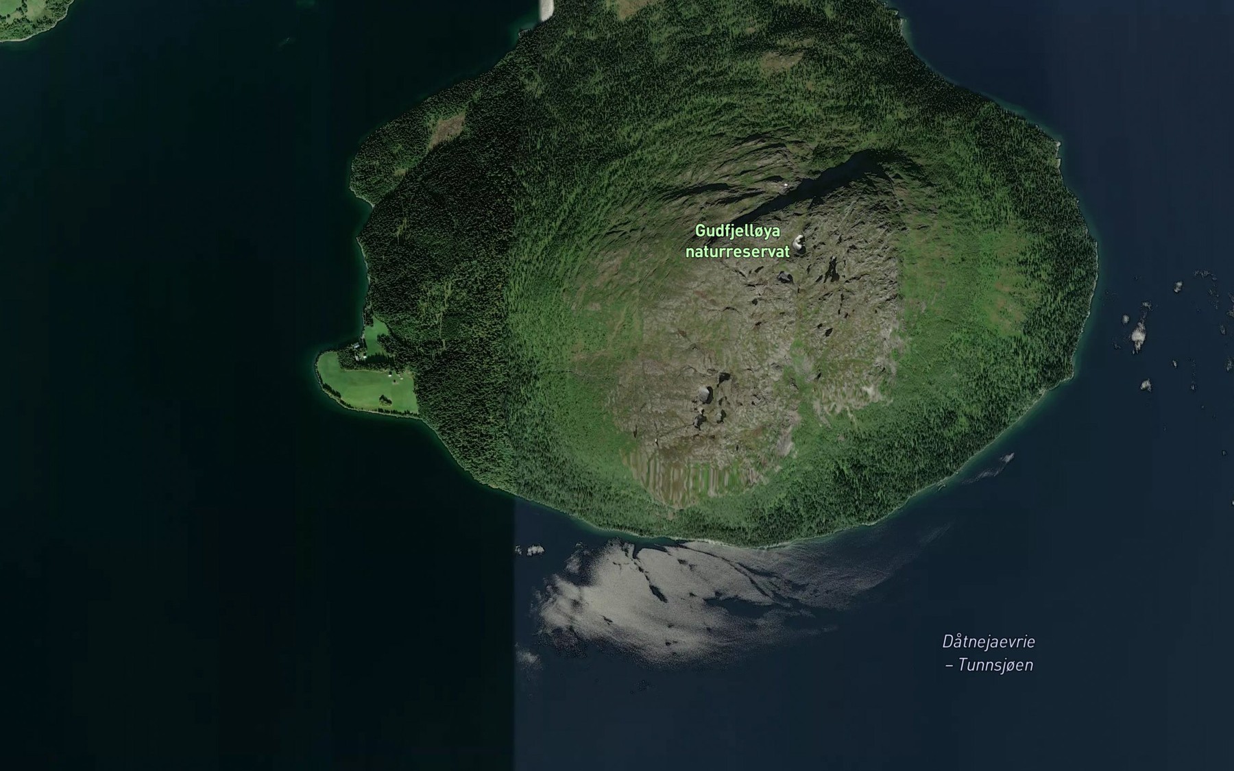 Satellite map of the Brennbekken