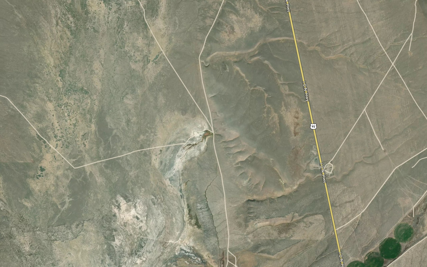 Satellite map of the Hot Spring